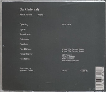 CD Jan Garbarek / Jarrett: Různá alba - 9