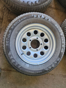 Nová sada disku 5x139,7mm s pneu 205/70/15 - Jimny - 9