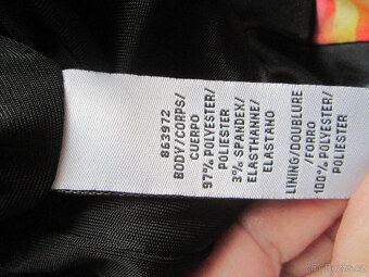 Společenské šaty satén, vel. L/XL, výborný stav - 9