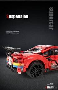 Stavebnice Ferrari GT 488 kompatibilní s LEGO - 9