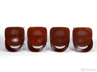 Jídelní židle O. Heardtl ve 100 % stavu, 4 kusy. - 9