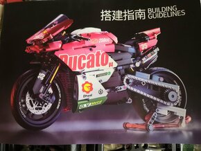 Stavebnice motocyklu Ducati kompatibilní s LEGO - 9