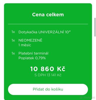 Pokladní systém Dotykačka 10” – bez licence - 9