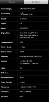 RX 6600 8GB Asrock Challenger D - 9