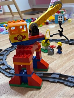 LEGO DUPLO 10508 - nákladní vlek DELUXE kompletní TOP STAV - 9