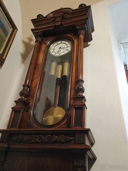 Velké čtvrťové hodiny pendlovky - 9
