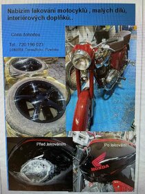 Lakování motocyklů,renovace,drobné díly ,nabytkove doplnky.. - 9