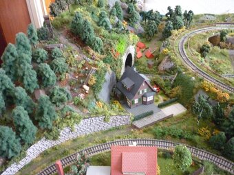 Modelová železnice, kolejište, vláčky TT - 9