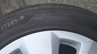 Alu kola originální Audi 5x112 včetně pneu 205/55 R16 - 9