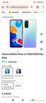 Xiaomi Redmi Note 11 Twilight Blue perfektní stav - 9