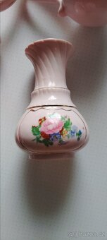 Růžový porcelán 4 kusy - 9
