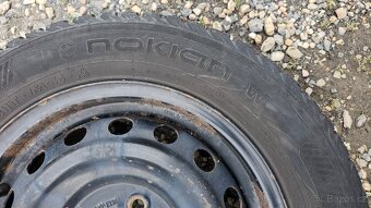 Sada 14" disků Toyota 4x100 + zimní pneu Nokian - 9