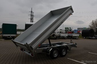 Třístranný sklápěcí přívěs do 3500 kg, 3,6 m - 9