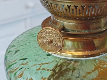 ART DECO STAROŽITNÁ PETROLEJKA BOINSOT PARIS KOLEM 1920 - 9