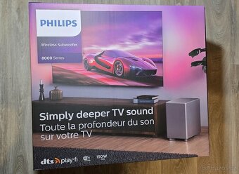 Philips TAW8506/10 bezdrátový subwoofer 300W RMS nerozbalený - 9