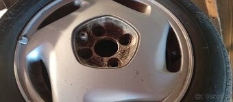 5 ks ORIGO LITÝCH KOL 4x100R14 z OPEL+185/60letní pneu R14 - 9