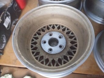 15" alu disky kola, BBS Mahle na Mercedes W115,W123,.. - 9
