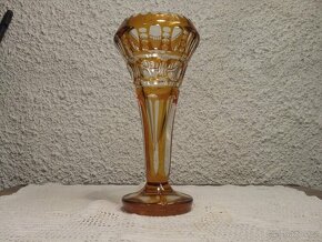 Stará broušená váza Egermann - 9