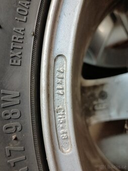 Originál alu disky Peugeot Cosmos 17" 5x108+šrouby - 9