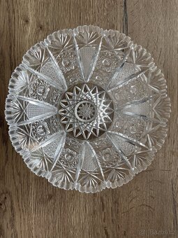 Sada broušeného skla - HAND CUT LEAD CRYSTAL - Czechoslovak - 9