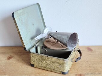 Starožitný dětský gramofon GBN Bing, 1930-40, Pingmyphone - 9