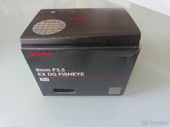 Sigma 8mm f/3,5 EX DG Fisheye Circular pro Canon rybí oko - 9