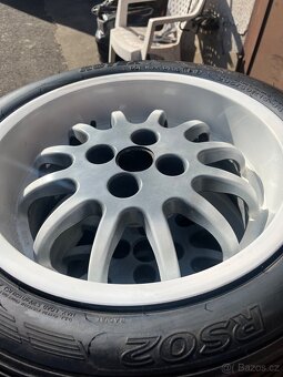 Alu disky+ pneu 4x100 205/50 15’ letní - 9
