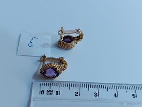 Zlaté náušnice 585/1000 14kt - 9