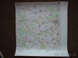 Vojenská profesionální tajná mapa Rakovník ČSLA - 9