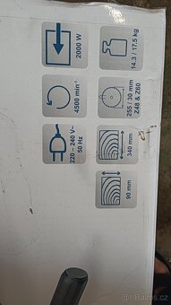 Pokosová pila Scheppach HM 254 vč. stojanu + nový kotouč - 9