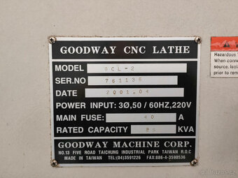 Soustruh GCL 2, r.v. 2001 - 9