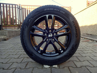 NOVÁ ZIMNÍ ALU HYUNDAI, KIA 17" 5x114,3 pneu 215/65R17 Kumh - 9