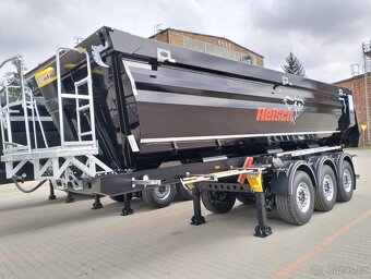 Železný,sklopný návěs,sklápěcí,sklopka HARDOX 28m3 REISCH - 9