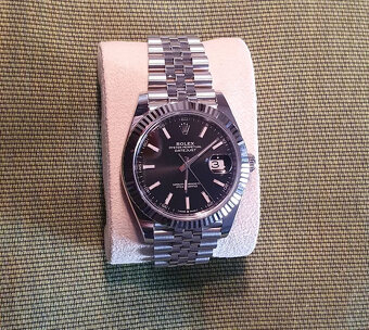 Rolex Datejust 41 Ref. 126334, černé, bílé zlato, Jubilee, n - 9