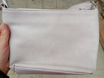 Kabelka béžová perleťová d - 9