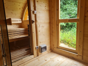Oválná sauna s odpočívárnou - 9