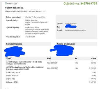 Philips AVENT Odsávačka mateřského mléka elektrická Premium - 9