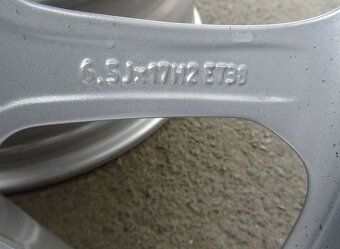 Disky originál Mercedes 17", rozteč 5x112,ET 38, šíře 6,5J - 9