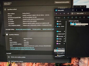 Microsoft Surface Book 3 - 15 palců i7 32GB 512GB GTX 1660Ti - 9