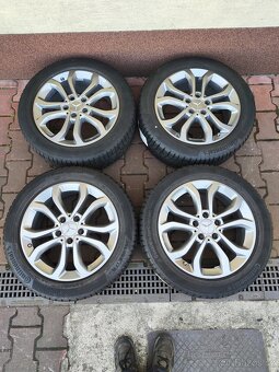 Originál ALU kola MERCEDES 17" s pneu Continental - 9