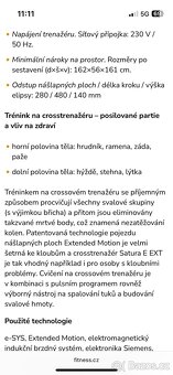 Crossový trenažér Kettler SATURA E EXT - 9