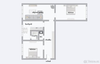Prodej bytu ul. Ke Kukačce 3+1 plocha 76m² Lobzy Doubravka - 9