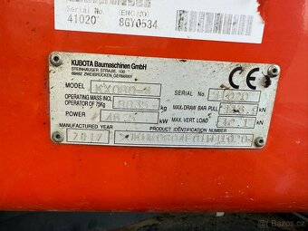 Pásový minibagr KUBOTA KX080-4 - 9