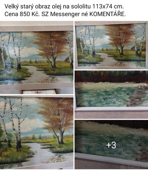 Staré obrazy a obrázky viz fota. Ceny viz fota. - 9