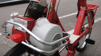 Velosolex S3800 červený, rok 1968, motokolo, hezký originál - 9