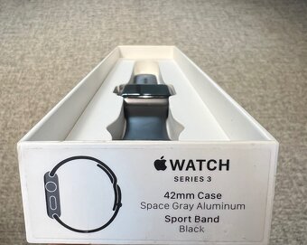 Apple Watch Series 3 42mm, Space Gray Aluminum Black Sport - 9