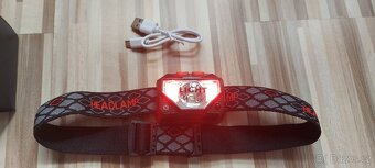 Čelová svítilna COB-LED+červené světlo,ultralehká,vodotěsná. - 9