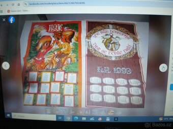 Látkové retro kalendáře - 9