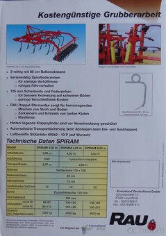 Radličkový / dlátový kypřič Rau Spiram 300 - 9