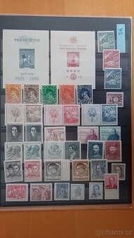 Známky Československo na albových listech - 9